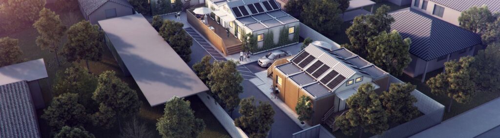 Rendering of affordable housing development