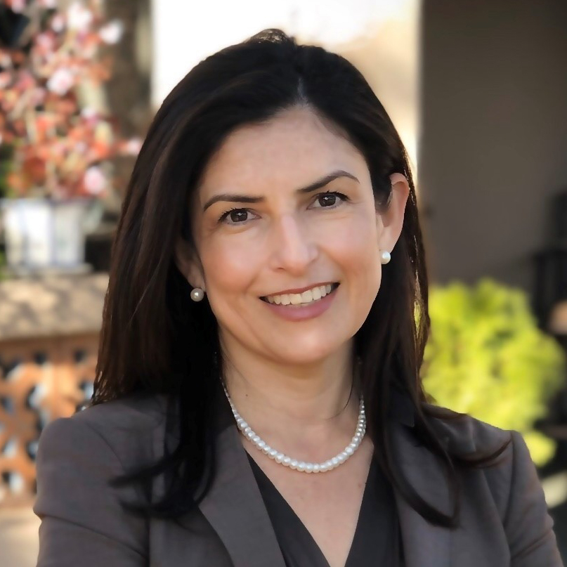 Headshot photo of Martha Santana-Chin smiling